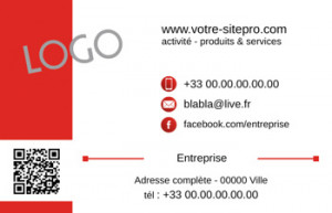 CARTE de VISITE  | 1.3 Rouge |