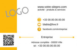 CARTE de VISITE  | 1.5 Orange |